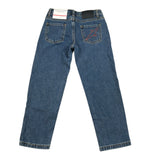 Cesare Paciotti Jeans tinta unita con Girovita Regolabile Blu per Bambino PTP6364BXX BLU CESARE PACIOTTI 