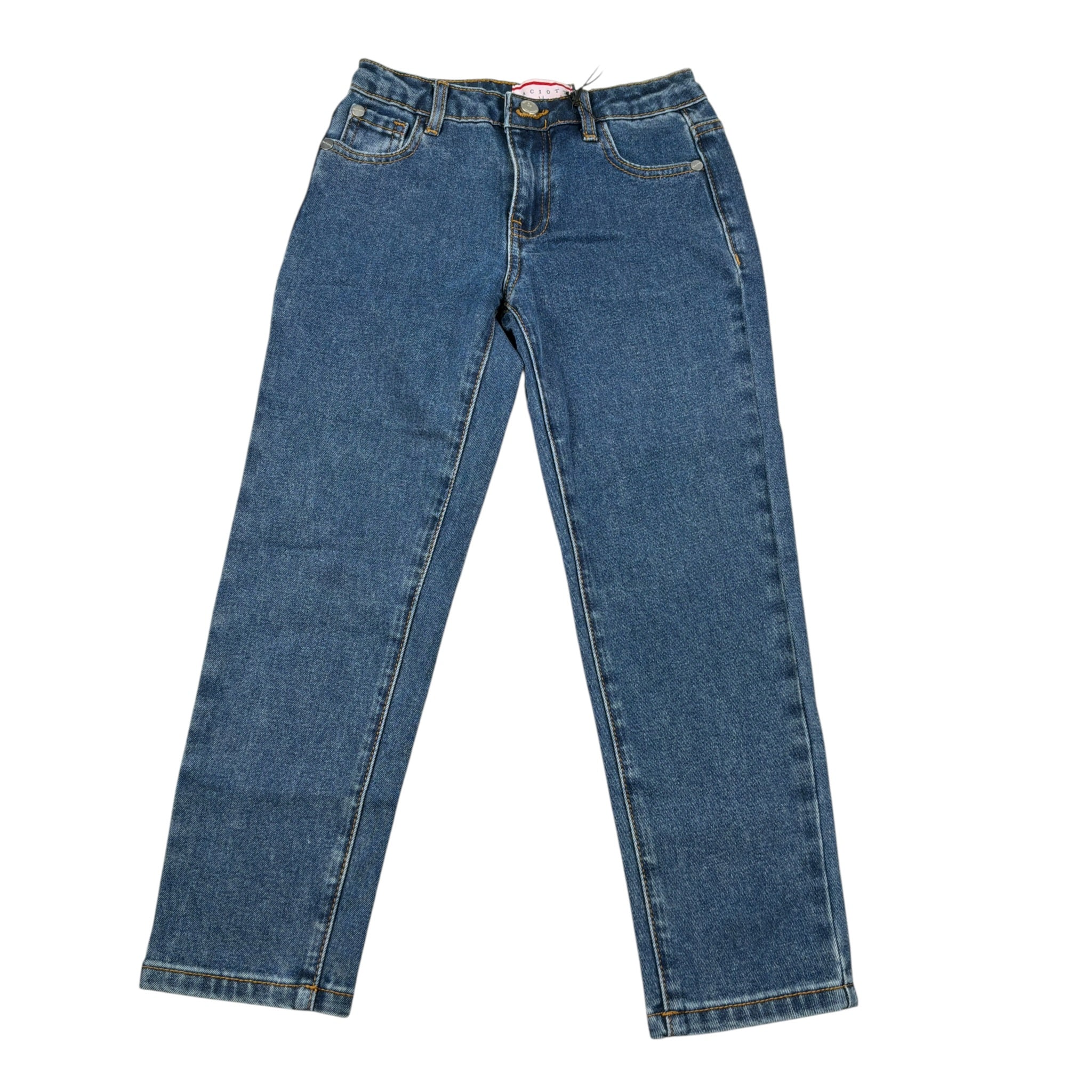 Cesare Paciotti Jeans tinta unita con Girovita Regolabile Blu per Neonato PTP6364BXXX BLU CESARE PACIOTTI 