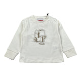 Cesare Paciotti Shirt Girocollo tinta unita con Stampa Bianco per Bambino TSP6318B BIANCO CESARE PACIOTTI 
