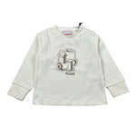 Cesare Paciotti Shirt Girocollo tinta unita con Stampa Bianco per Neonato TSP6318BN BIANCO CESARE PACIOTTI 