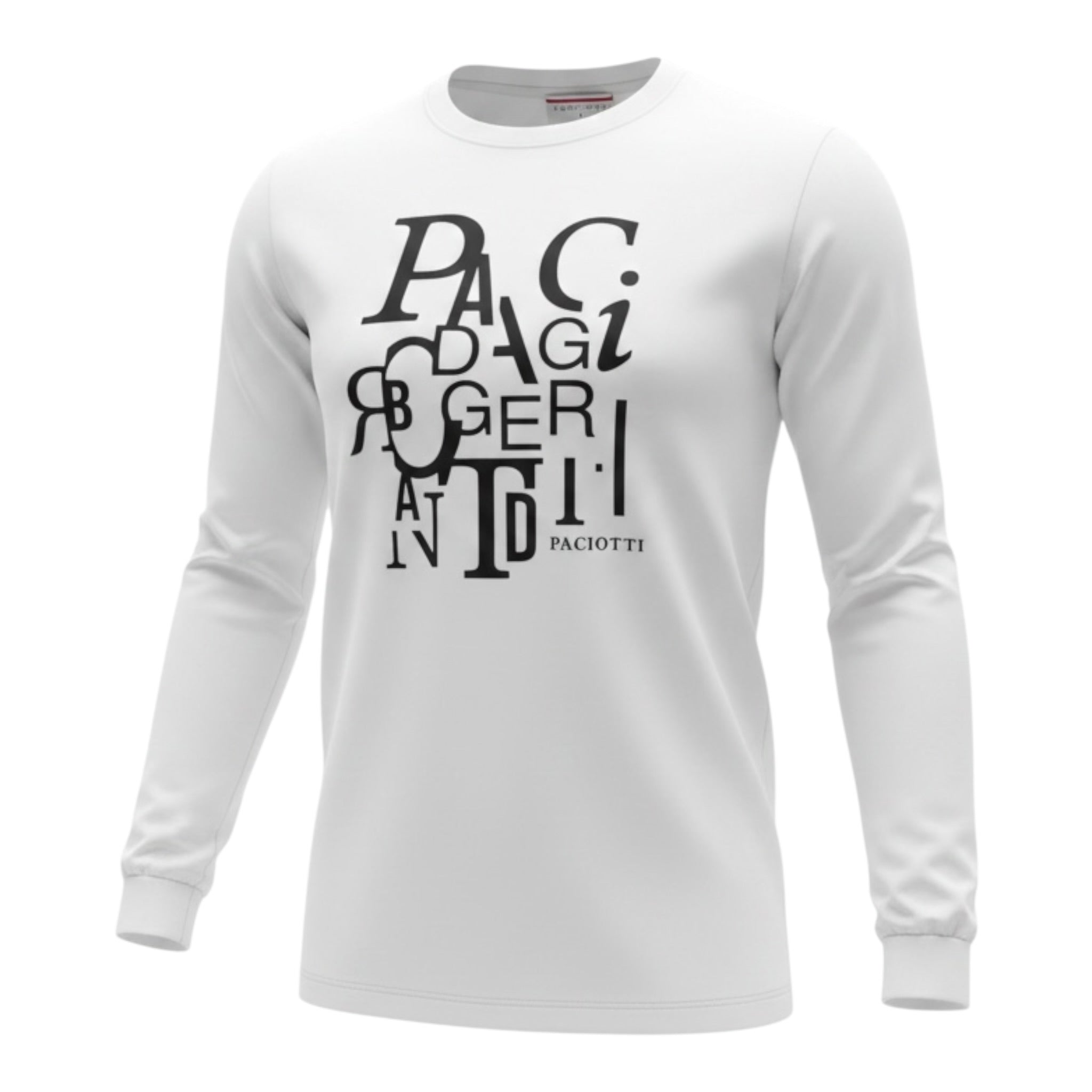 Cesare Paciotti Shirt Girocollo tinta unita con Logo Bianco per Bambino TSP6357JX BIANCO CESARE PACIOTTI 