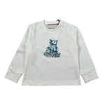 Cesare Paciotti Shirt Girocollo tinta unita con Stampa Bianco per Neonato TSP6361B BIANCO CESARE PACIOTTI 