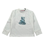 Cesare Paciotti Shirt Girocollo tinta unita con Stampa Bianco per Neonato TSP6361B BIANCO CESARE PACIOTTI 