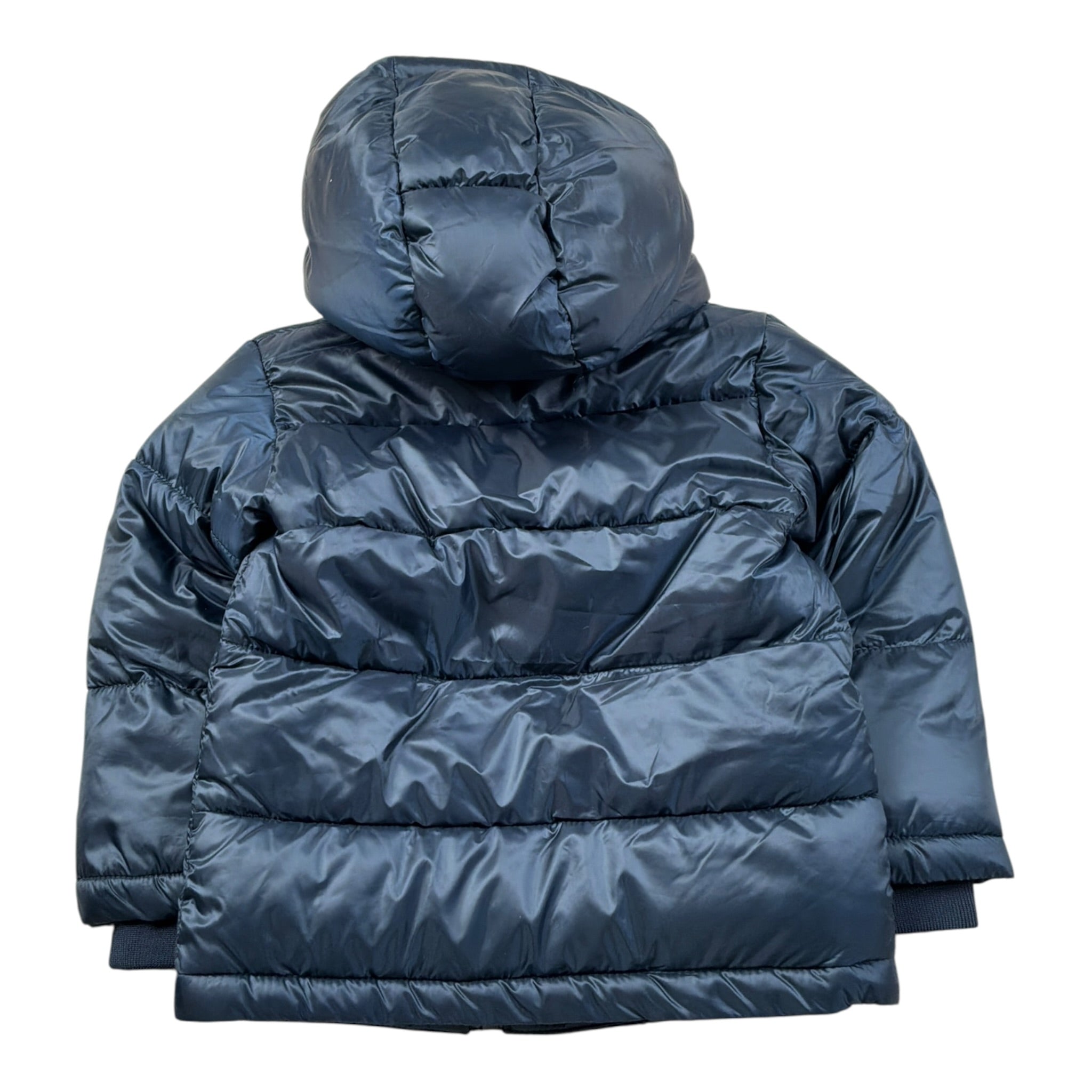 Champion Giubbino tinta unita con Zip E Cappuccio Blu per Neonato 306202 BLU CHAMPION 