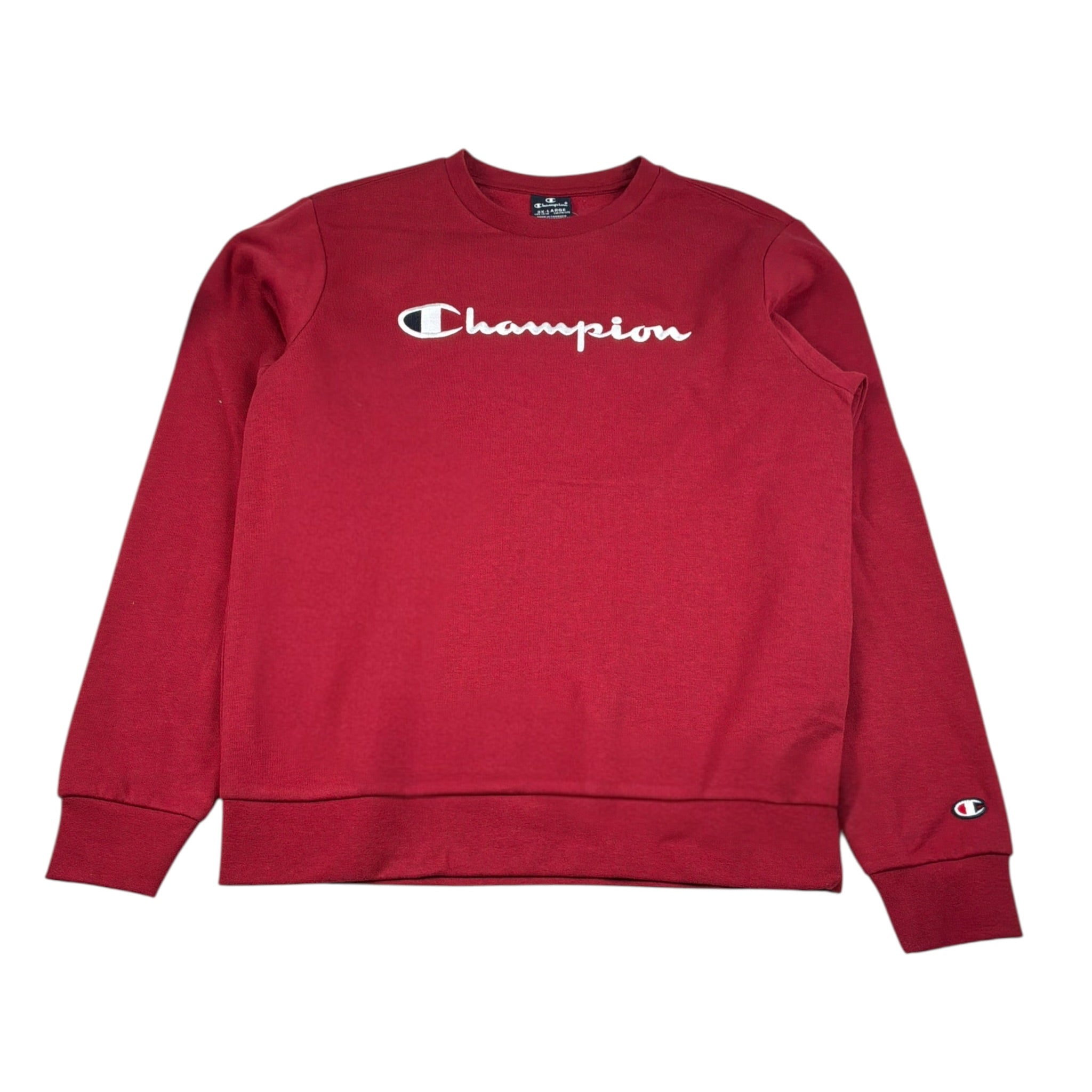 Champion Felpa Chiusa Girocollo tinta unita Bordeaux per Bambino 306498 BORDEAUX CHAMPION 