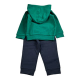 Champion Completo 2Pz Felpa con Cappuccio-Pantalone Verde per Neonato 306532 VERDE CHAMPION 