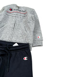 Champion Completo 2Pz Felpa con Zip-Pantalone Grigio per Neonato 306846 GRIGIO CHAMPION 