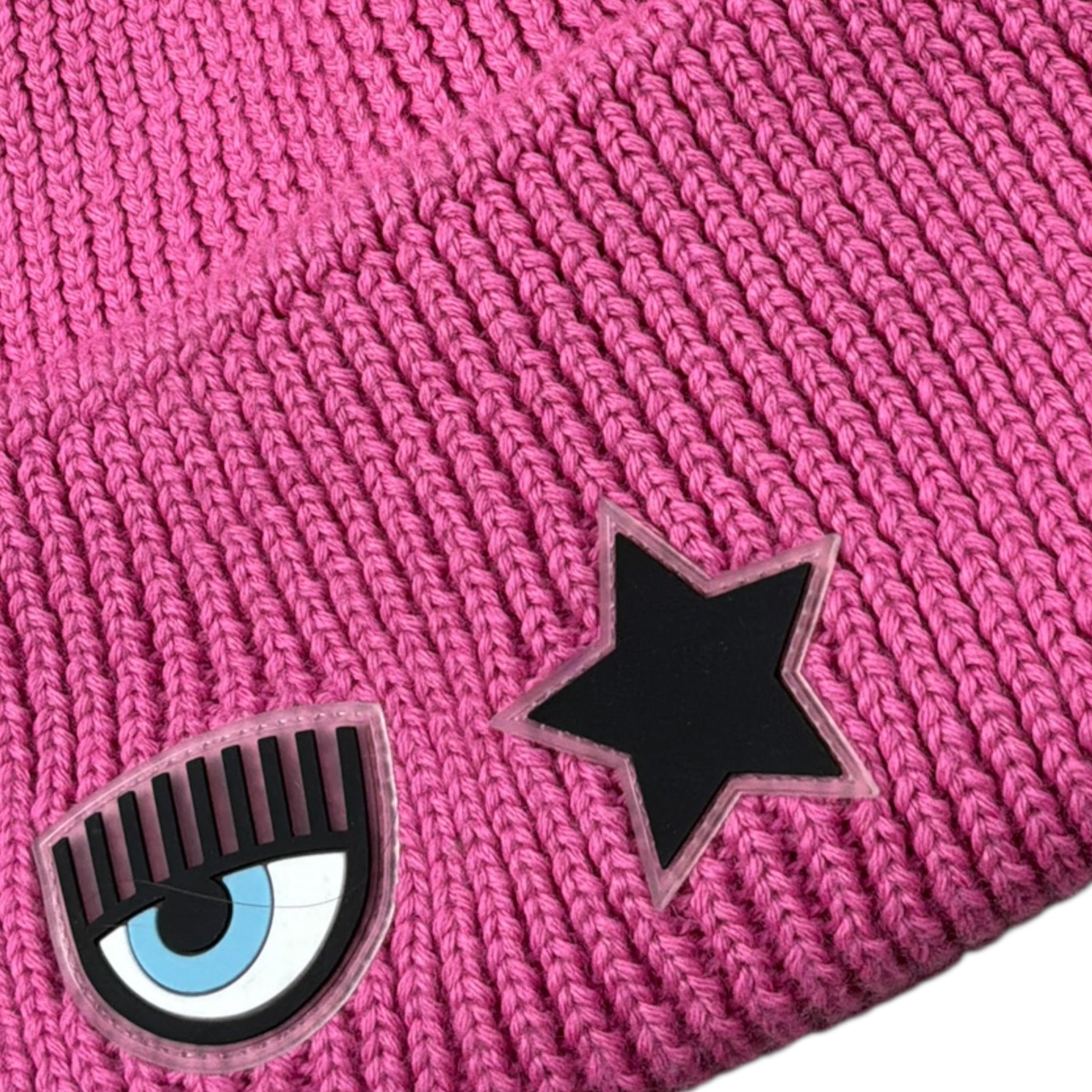 Chiara Ferragni Cappello tinta unita con Logo Fuxia per Bambina 73SBZK36 FUXIA CHIARA FERRAGNI 