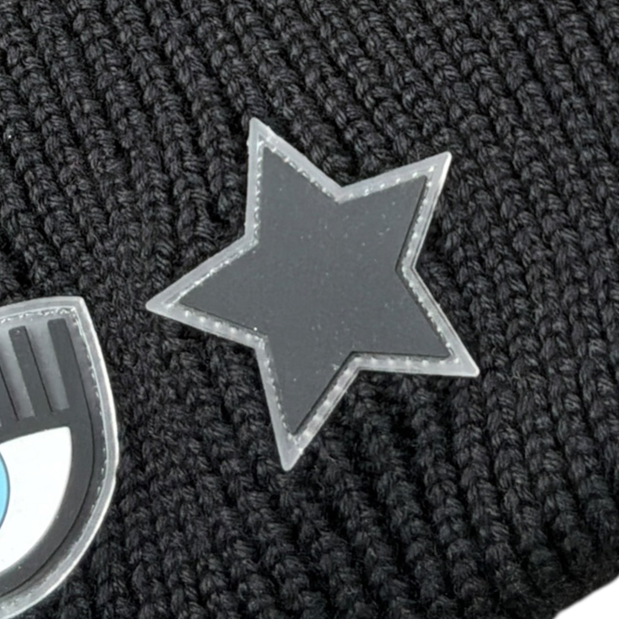 Chiara Ferragni Cappello tinta unita con Logo Nero per Bambina 73SBZK36 NERO CHIARA FERRAGNI 