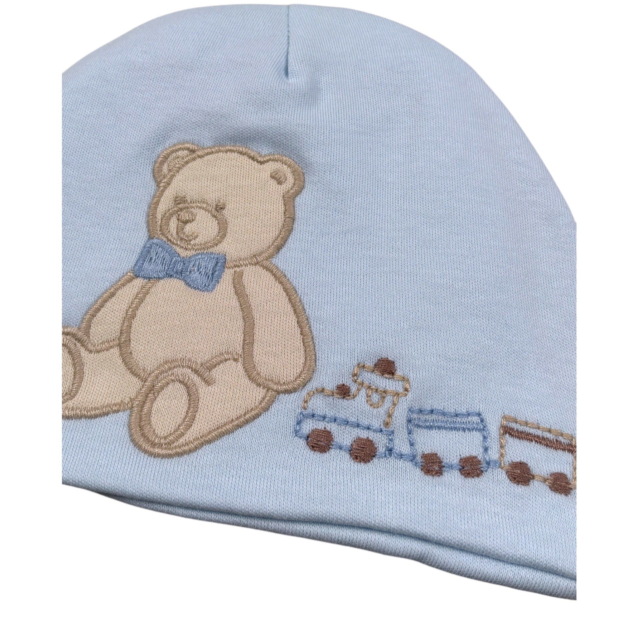 Ciccino Cappello tinta unita Azzurro per Neonato CCB0497 AZZURRO CICCINO 