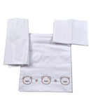 Ciccino Set Lenzuola 3Pz Bianco per Neonata CCB0501 BIANCO CICCINO 