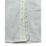 Ciccino Camicia Manica Lunga tinta unita Panna per Bambina CCG0452 PANNA CICCINO 