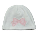 Ciccino Cappello tinta unita In Ciniglia Bianco per Neonata CCG0639 BIANCO CICCINO 