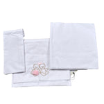 Ciccino Set Lenzuola 3Pz Bianco per Neonata CCG0651 BIANCO CICCINO 