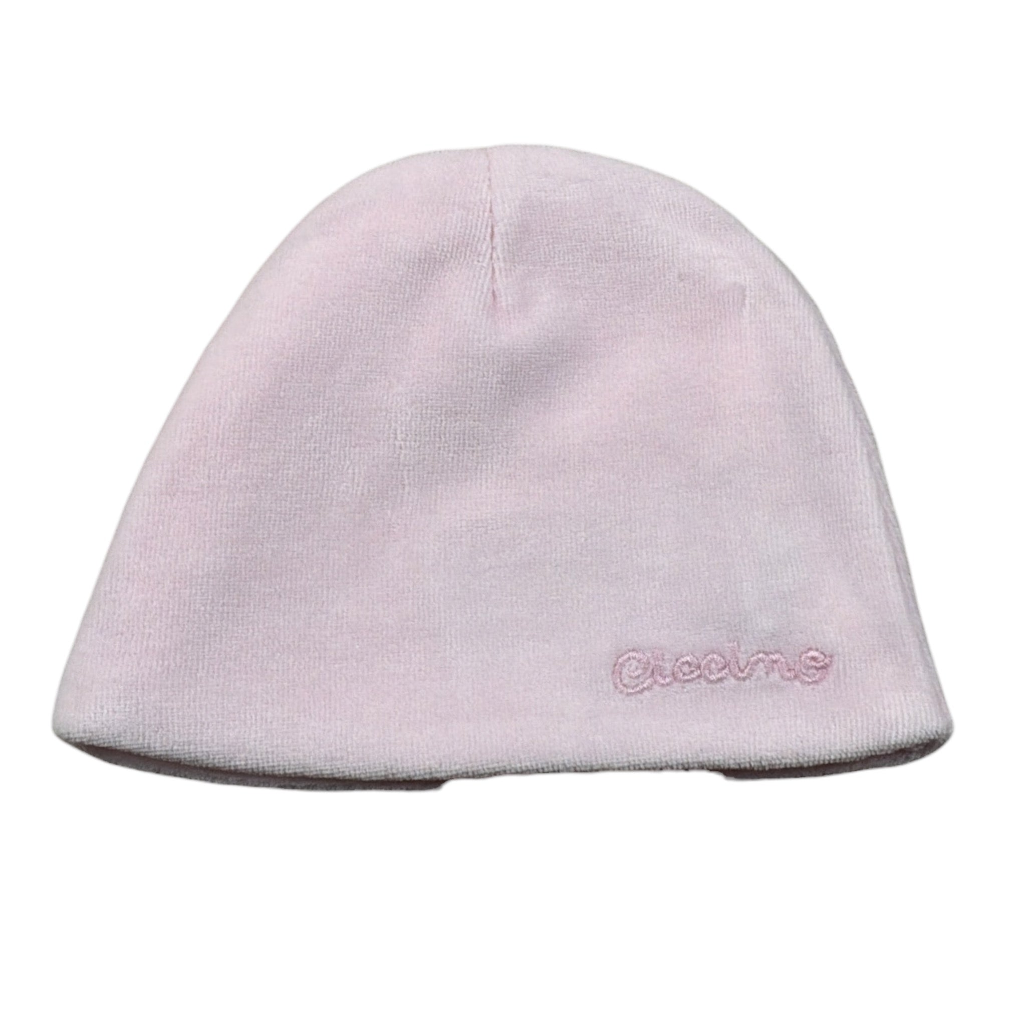Ciccino Cappello tinta unita In Ciniglia Beige per Neonata CCG0668 BEIGE CICCINO 