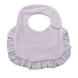 Ciccino Bavetta tinta unita In Ciniglia Rosa per Neonata CCG0669 ROSA CICCINO 