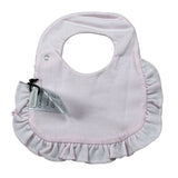 Ciccino Bavetta tinta unita In Ciniglia Rosa per Neonata CCG0669 ROSA CICCINO 