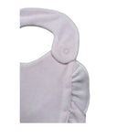 Ciccino Bavetta tinta unita In Ciniglia Rosa per Neonata CCG0669 ROSA CICCINO 