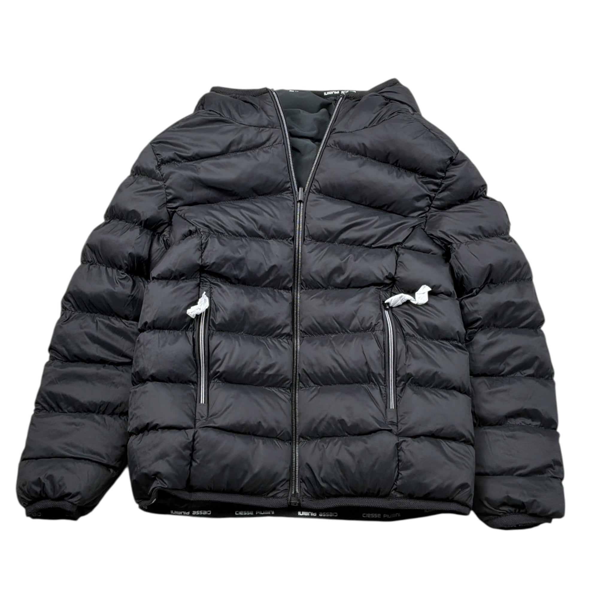 Ciesse Piumini Giubbino Reversibile con Zip E Cappuccio Nero per Bambino 216CPBJ10082 NERO CIESSE PIUMINI 