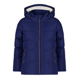 Ciesse Piumini Giubbino tinta unita con Cappuccio Blu per Bambino COOPERBOY BLU CIESSE PIUMINI 
