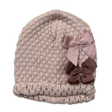 Cnd Cappello tinta unita con Fiocco Rosa per Neonata 50007028 ROSA CND 