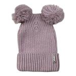 Cnd Cappello tinta unita con Pon Pon Lilla per Neonata 50021010 LILLA CND 