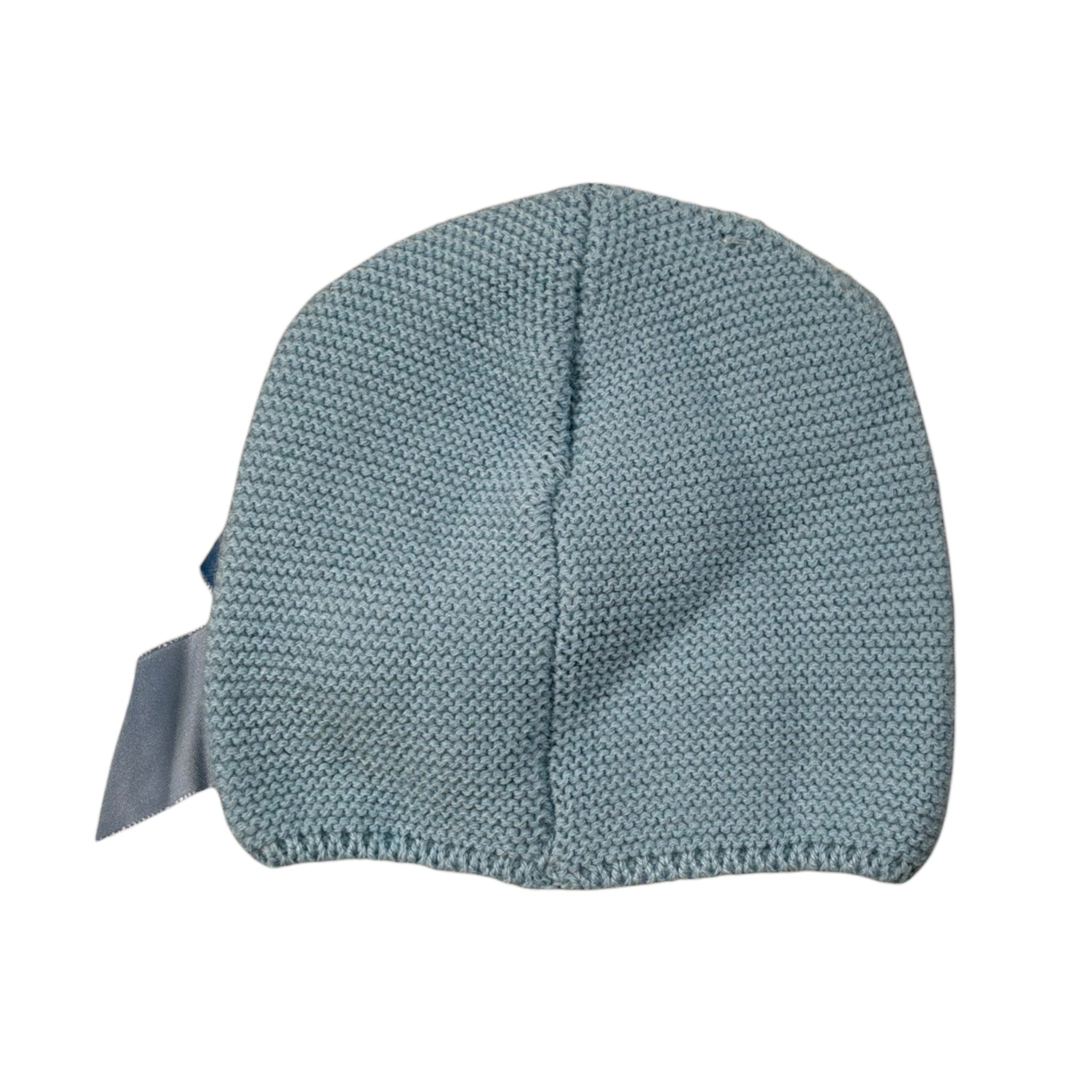Cnd Cappello tinta unita con Fiocco Azzurro per Neonata 50036011X AZZURRO CND 