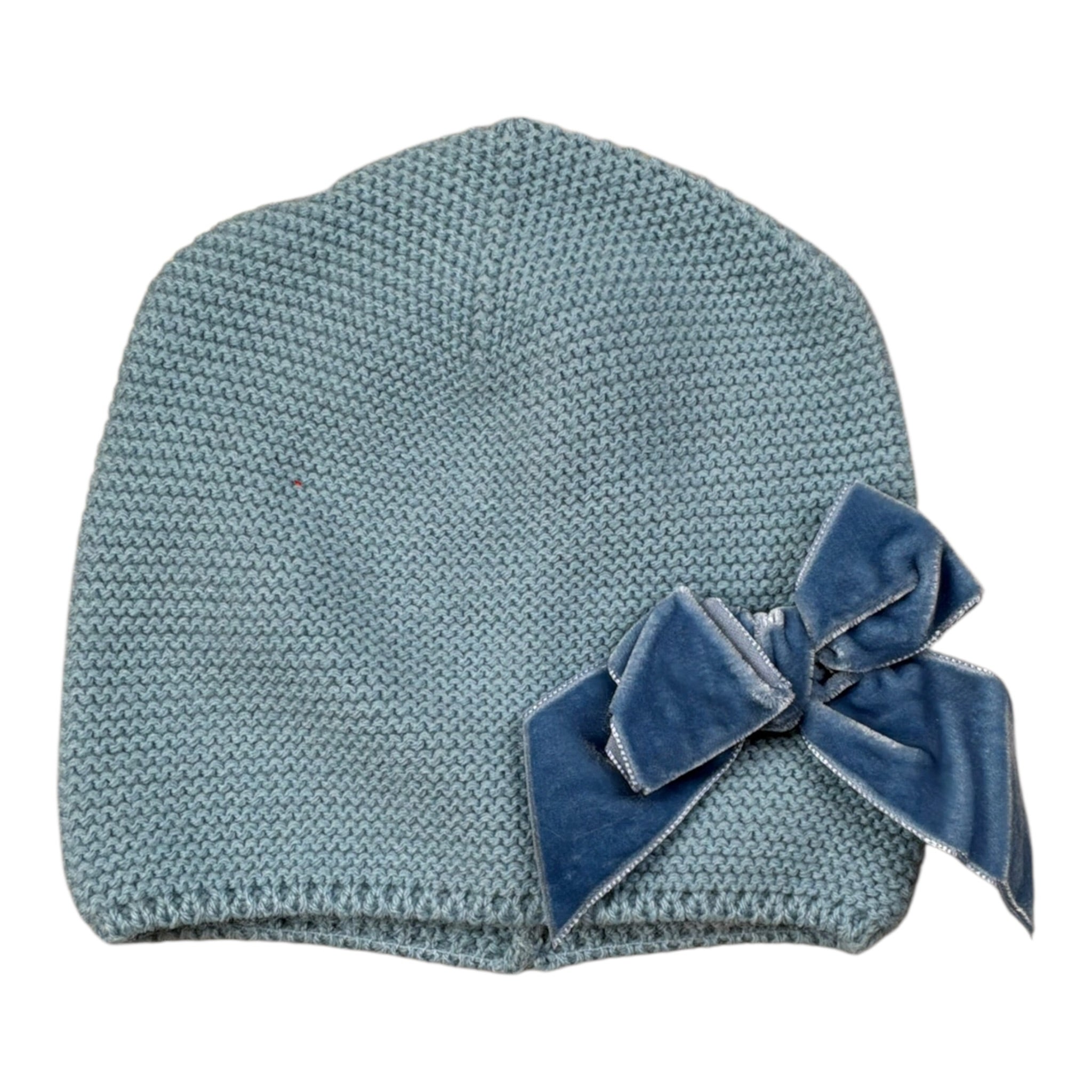 Cnd Cappello tinta unita con Fiocco Azzurro per Bambina 50036011XJ AZZURRO CND 