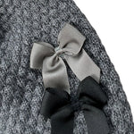 Cnd Cappello tinta unita con Fiocchi Grigio per Bambina 711178 GRIGIO CND 
