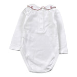 Coccode Body tinta unita con Colletto Bianco per Neonata C62110 BIANCO COCCODE 