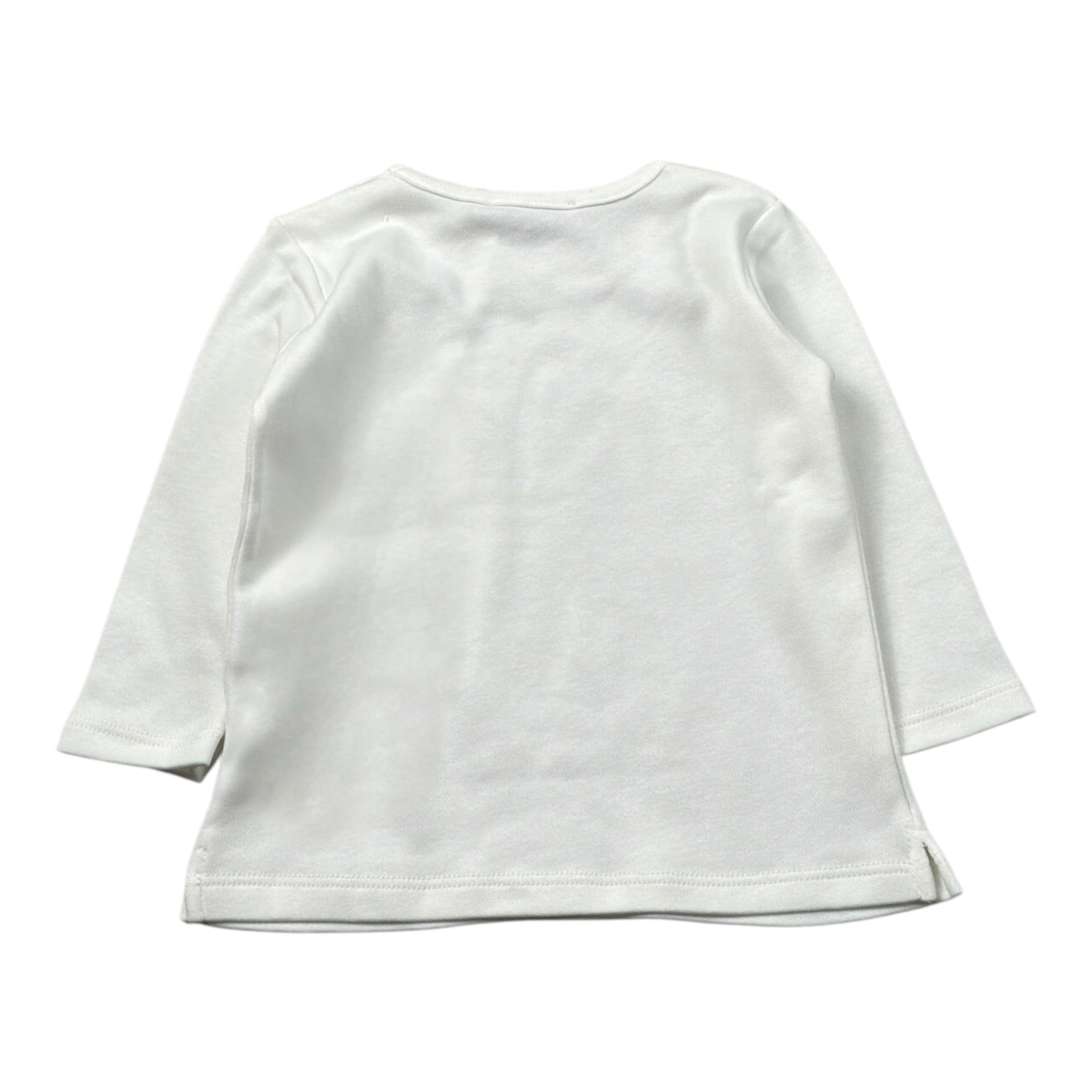 Coccode Shirt tinta unita con Stampa Bianco per Neonata C62139N BIANCO COCCODE 