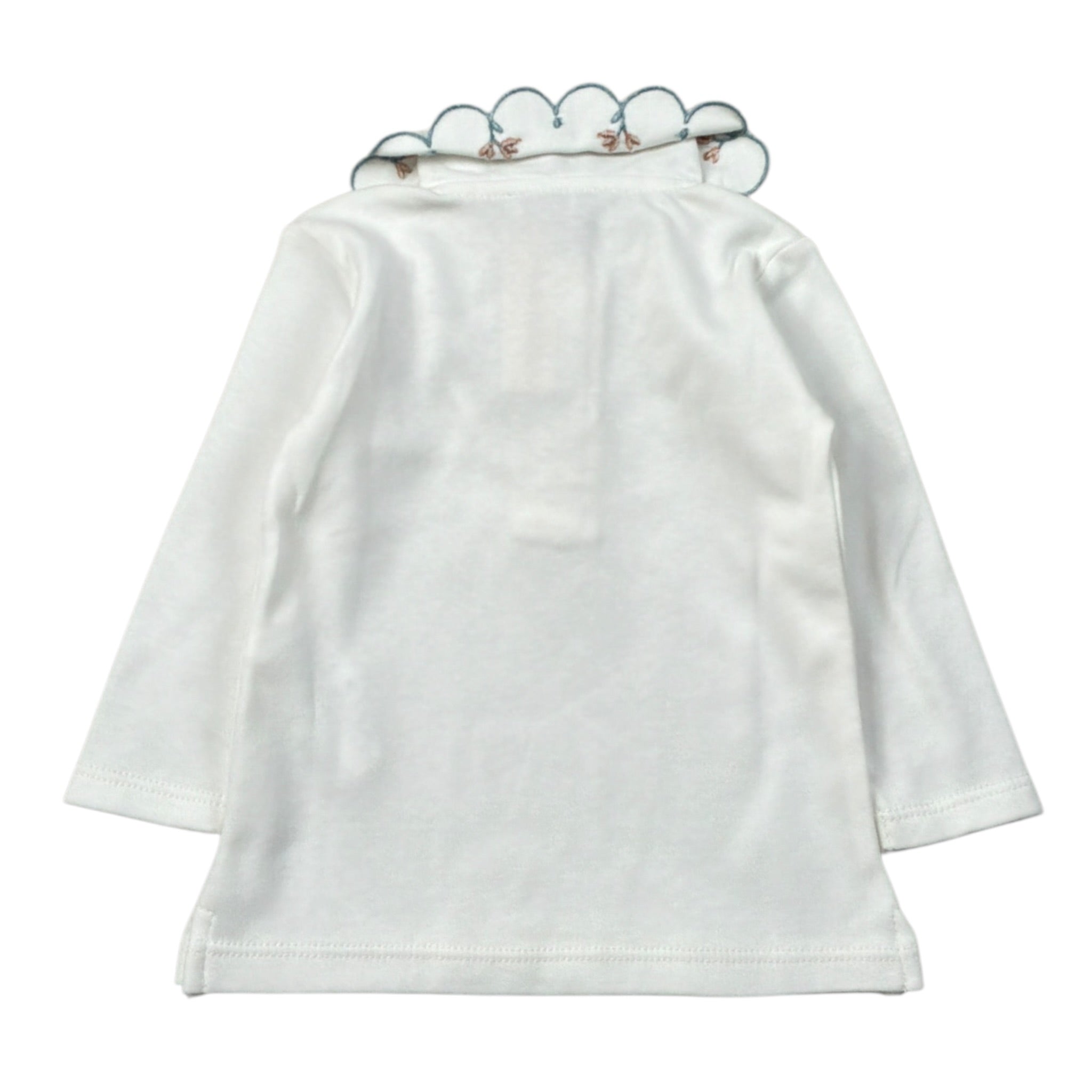 Coccode Shirt tinta unita con Colletto Bianco per Neonata C62155 BIANCO COCCODE 