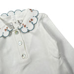 Coccode Shirt tinta unita con Colletto Bianco per Neonata C62155 BIANCO COCCODE 