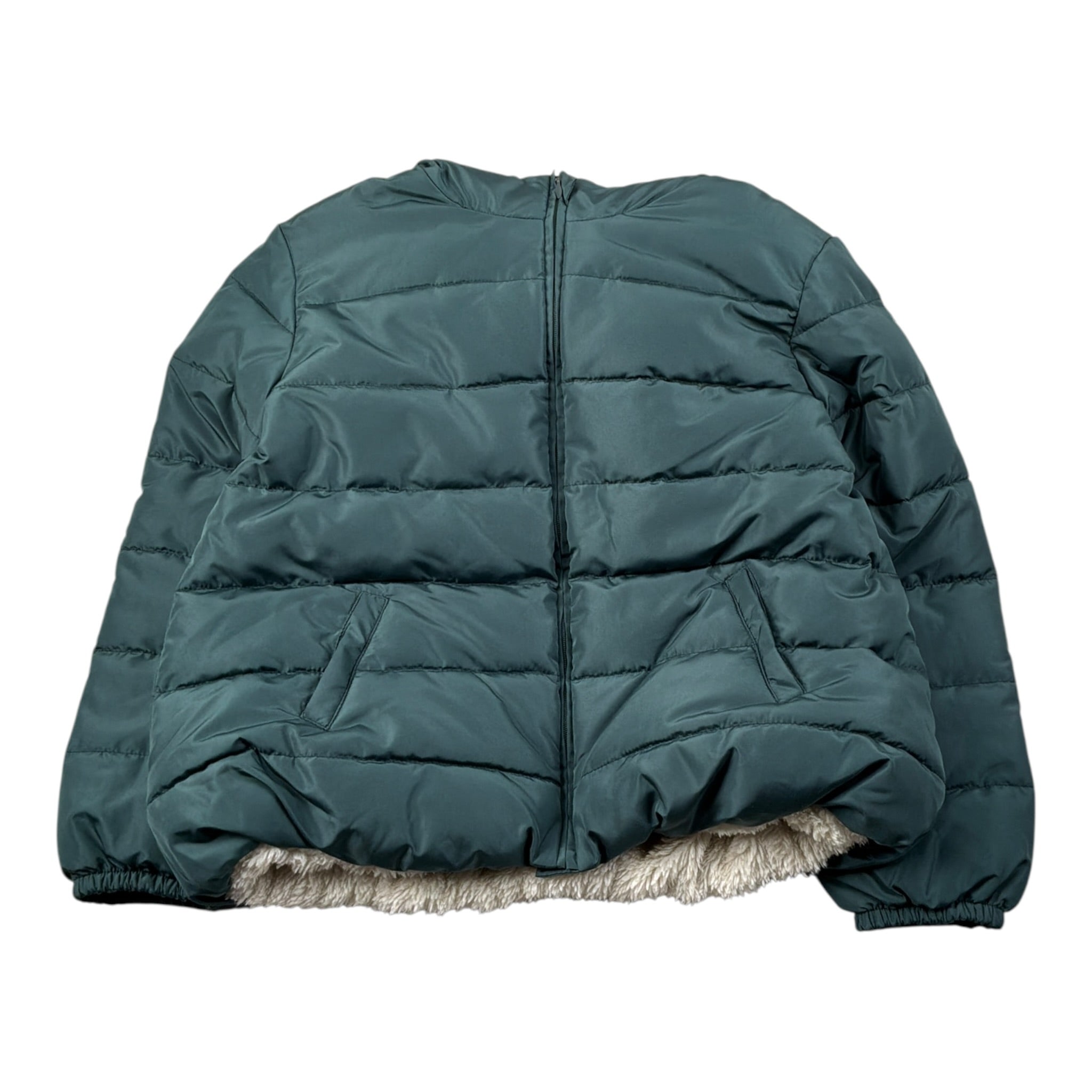 Coccode Giubbino tinta unita con Zip E Cappuccio Verde per Bambino C62383 VERDE COCCODE 