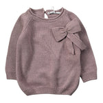 Coccode Maglia tinta unita con Fiocco Rosa per Bambina C62635J ROSA COCCODE 