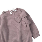 Coccode Maglia tinta unita con Fiocco Rosa per Bambina C62635J ROSA COCCODE 