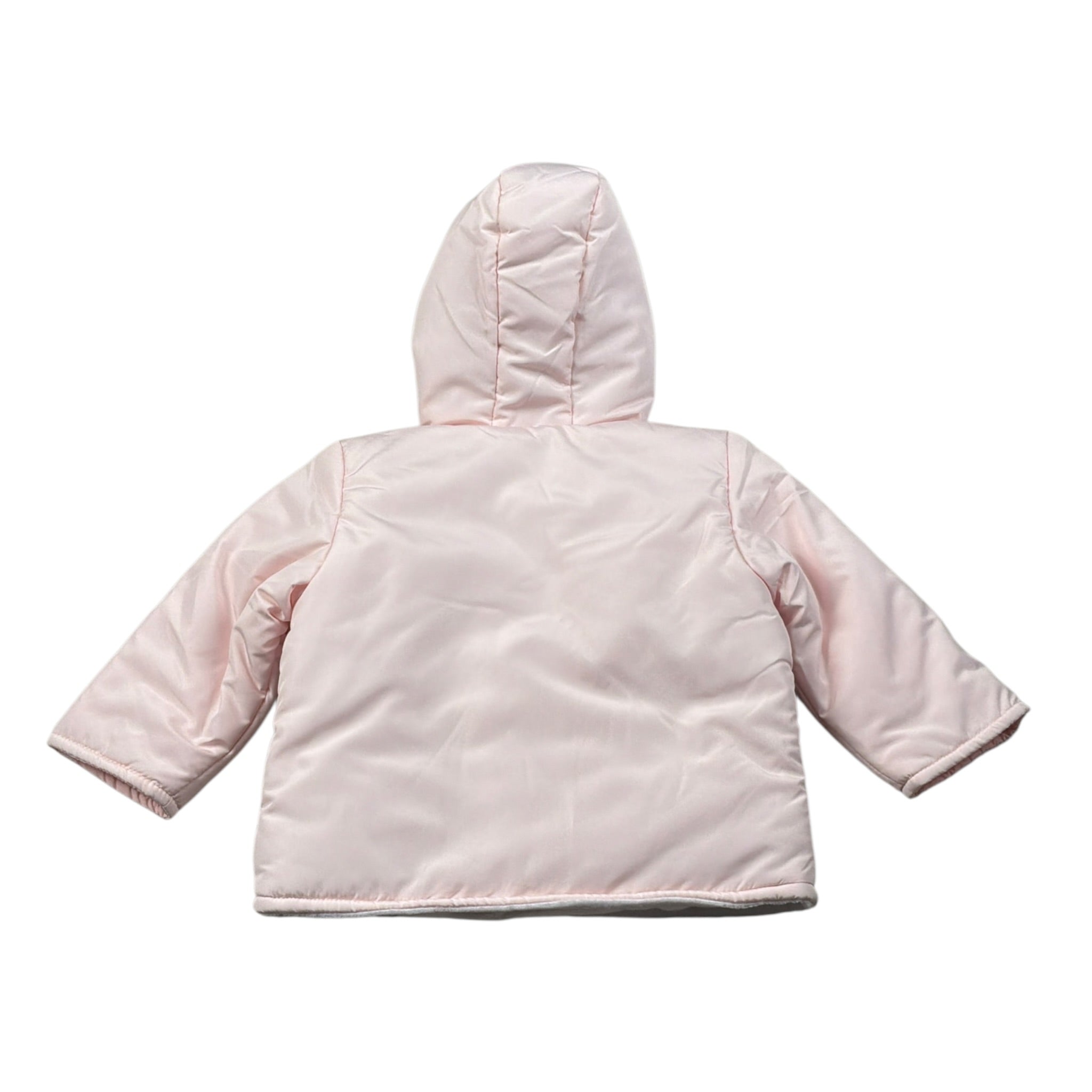 Coccode' Giubbino tinta unita con Cappuccio Rosa per Neonata C60382A ROSA COCCODE' 
