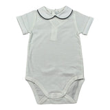 Colibri Body Mezza Manica tinta unita Bianco/Blu per Neonato 340 BIANCO/BLU COLIBRI 