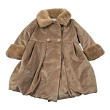 Colori Chiari Cappotto tinta unita Beige per Neonata FN116670 BEIGE COLORI CHIARI 
