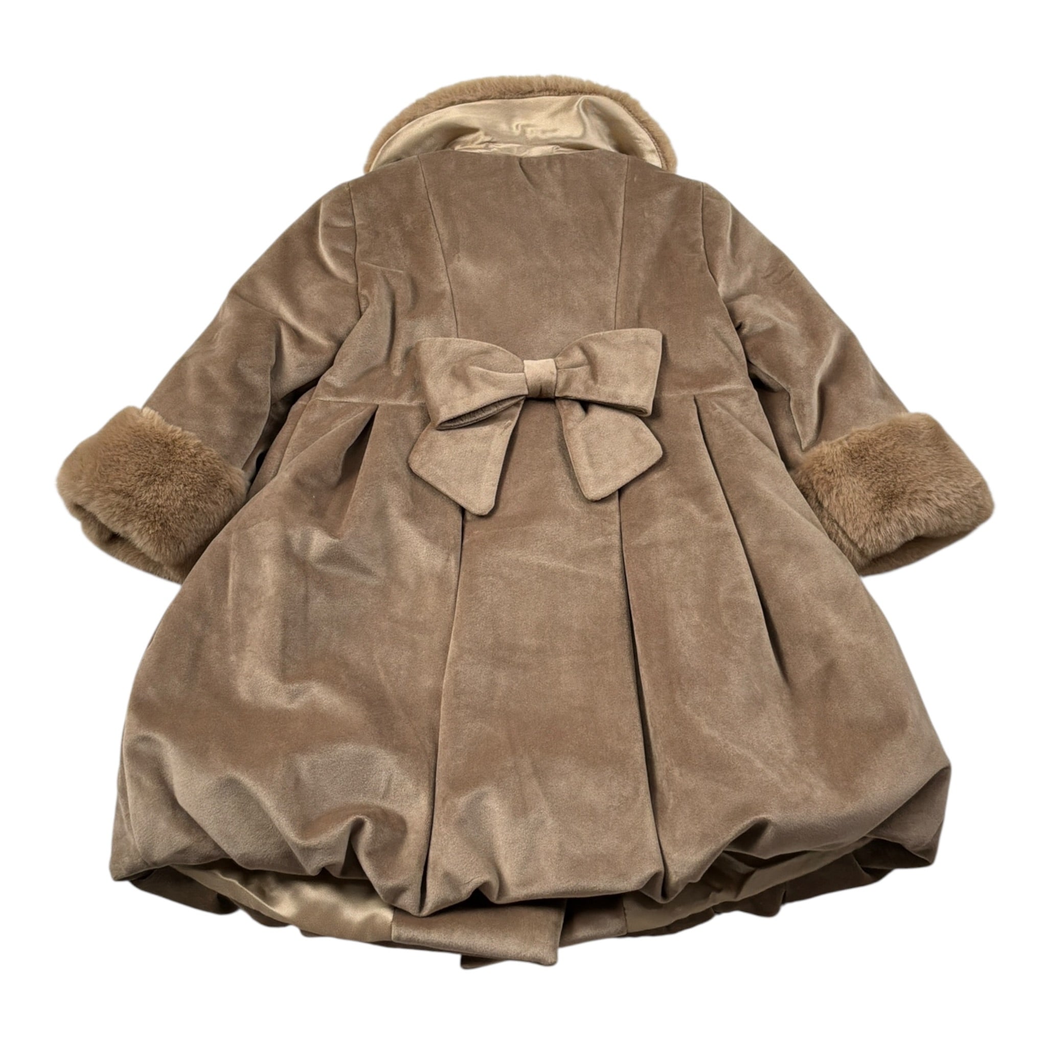 Colori Chiari Cappotto tinta unita Beige per Neonata FN116670 BEIGE COLORI CHIARI 