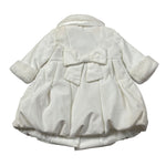 Colori Chiari Cappotto tinta unita Bianco per Neonata FN116670 BIANCO COLORI CHIARI 