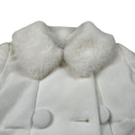 Colori Chiari Cappotto tinta unita Bianco per Neonata FN116670 BIANCO COLORI CHIARI 