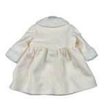 Colori Chiari Cappotto tinta unita con Colletto Panna per Neonata FN117905 PANNA COLORI CHIARI 