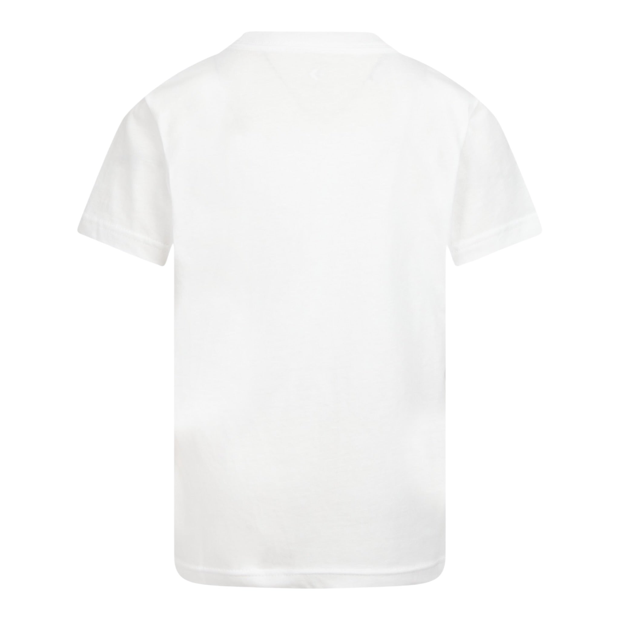 Converse T-Shirt tinta unita Girocollo con Logo Bianco per Bambino 9C9506 BIANCO CONVERSE 