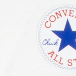Converse T-Shirt tinta unita Girocollo con Logo Bianco per Bambino 9C9506 BIANCO CONVERSE 