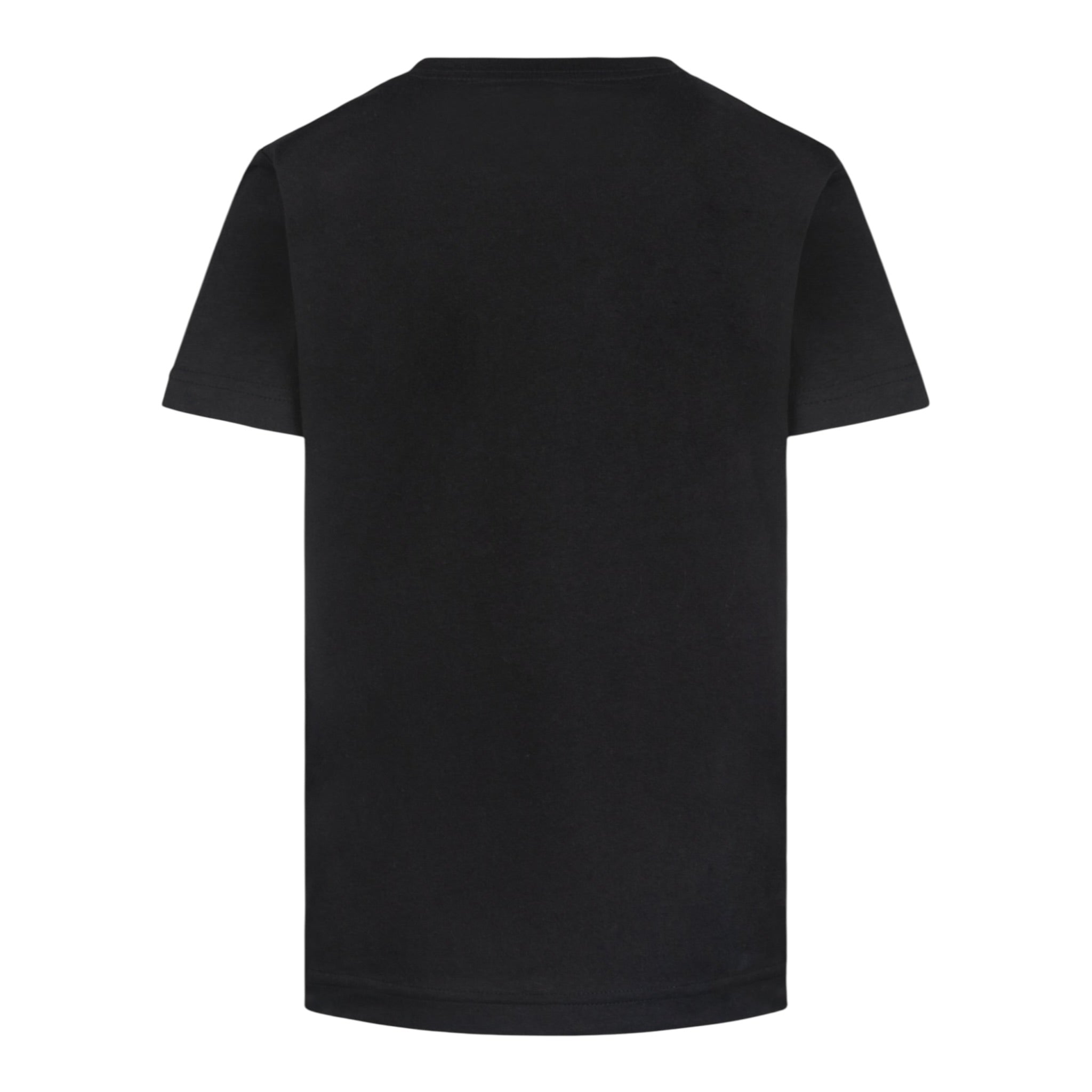 Converse T-Shirt tinta unita Girocollo con Logo Nero per Bambino 9C9506 NERO CONVERSE 