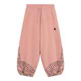 County Pantalone tinta unita Modello Tuta Rosa per Bambina F5CMJGFP099 ROSA COUNTY 