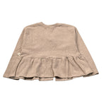 Cozmo Cardigan tinta unita con Fiocchi Beige per Bambina ANNABAK237W5 BEIGE COZMO 