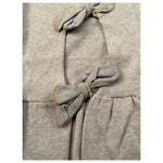 Cozmo Cardigan tinta unita con Fiocchi Beige per Bambina ANNABAK237W5 BEIGE COZMO 