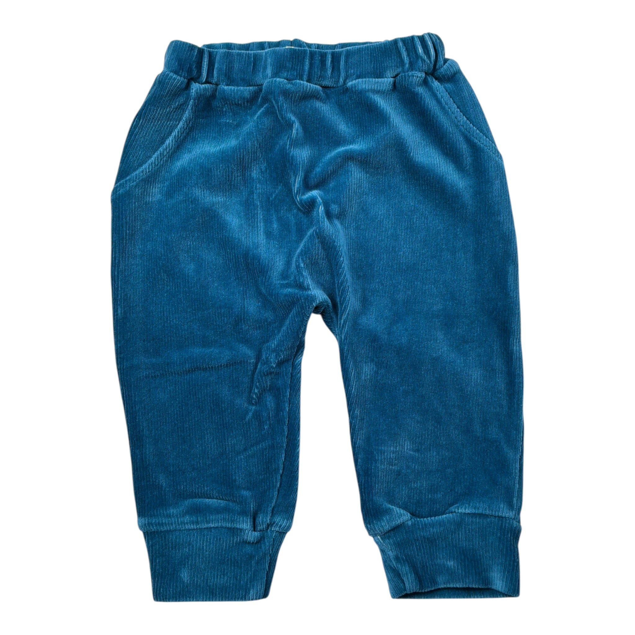 Cozmo Pantalone tinta unita con Elastico In Vita Petrolio per Neonato CHRIS253W5 PETROLIO COZMO 